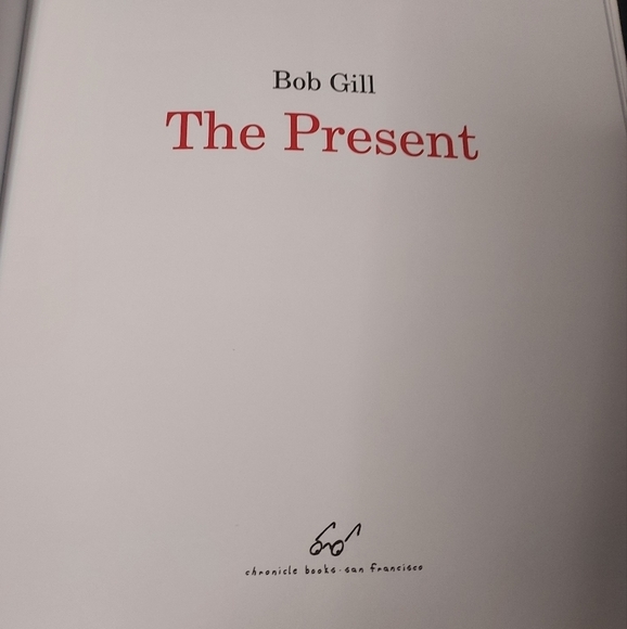 Bob Gill The Present Hardcover Book - Picture 3 of 4